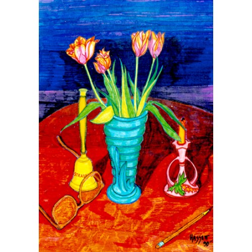 Vase, Bell and Candleholder