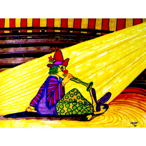 Clown With Horn