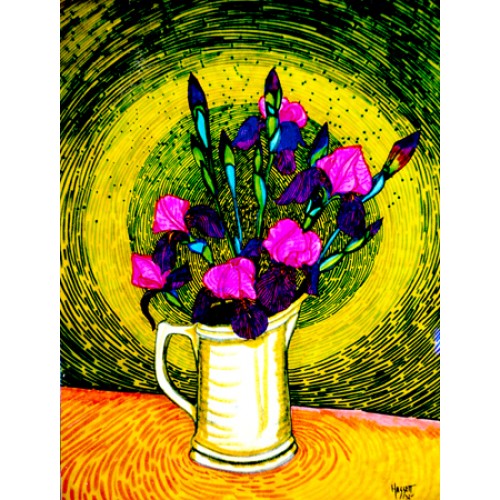 Irises in Esther's Pitcher