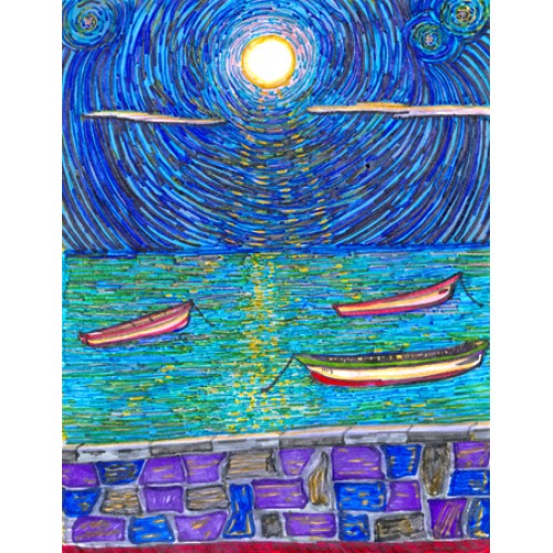 Full Moon, Mahebourge Bay