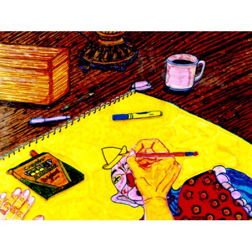 Drawing My Self Portrait
